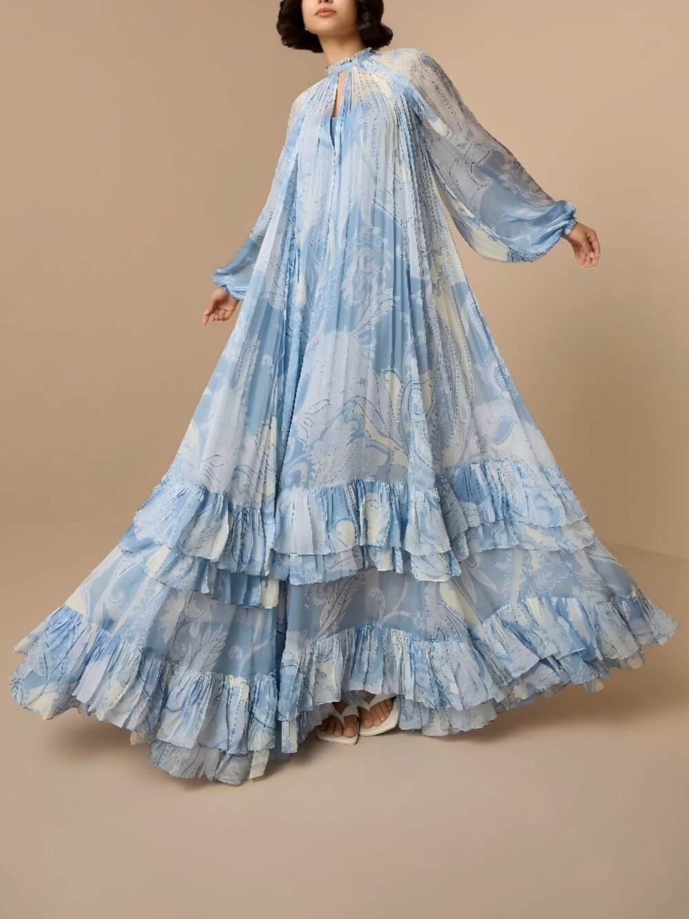 Hemant & Nandita  paisley print maxi dress